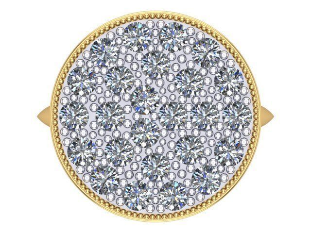 Big Flat Ring  3D print model_1