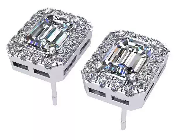 Big Rectangular Earrings