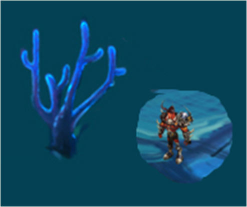 Seabed Arena game model plant 01 3D model_6