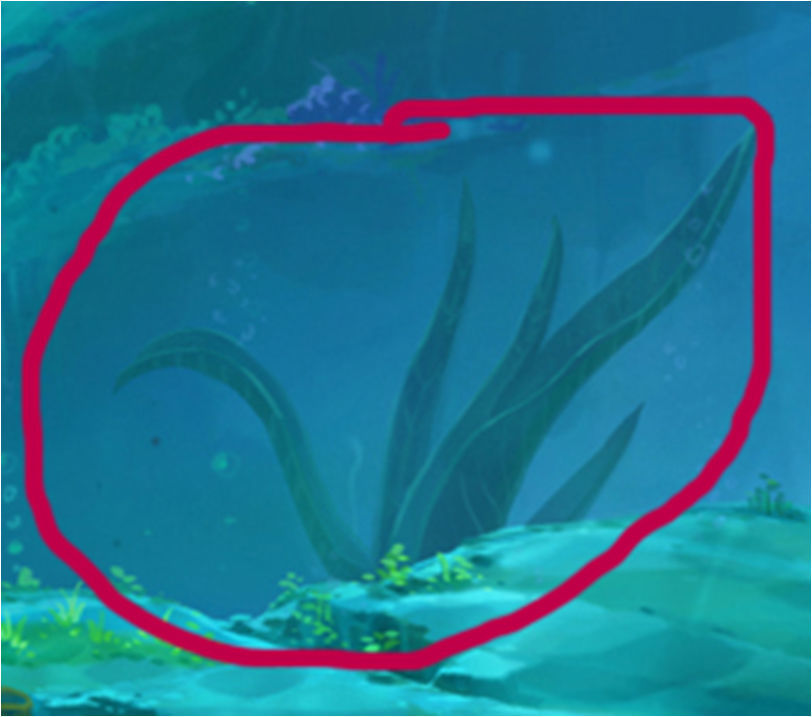 Seabed Arena game model plant 01 3D model_9