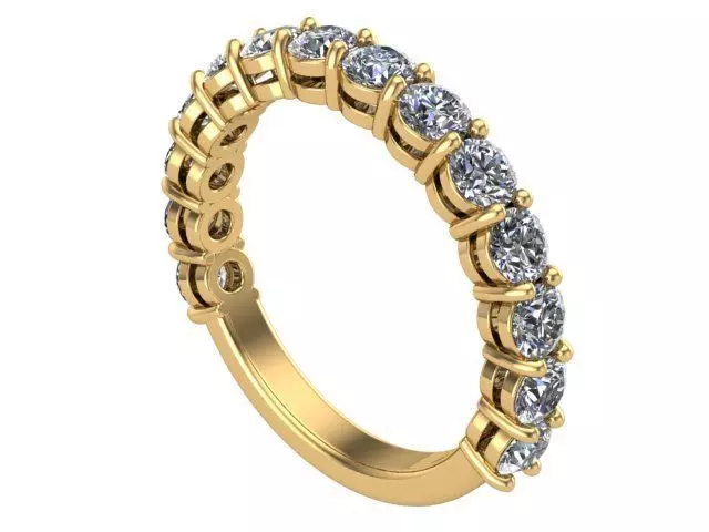 Almost Closed Ring  3D print model_0