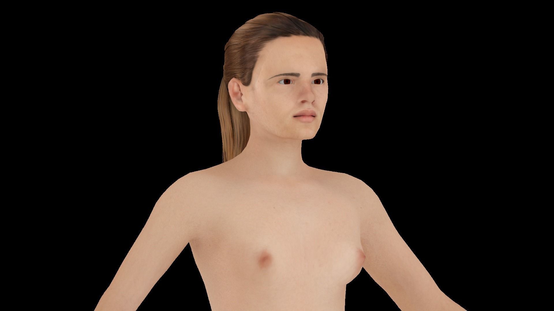 Model 2 naked man 3D model_1