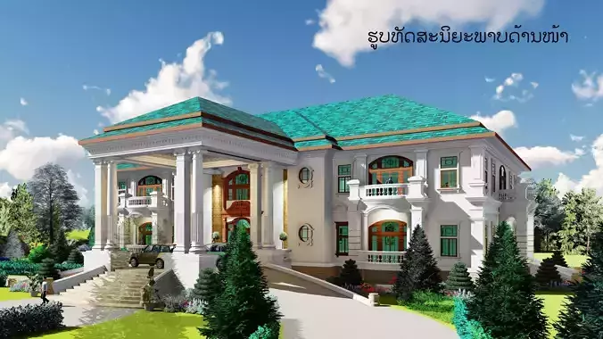 2 Storey Exterio 3D-Sketup Model