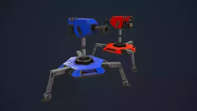 Turret robot