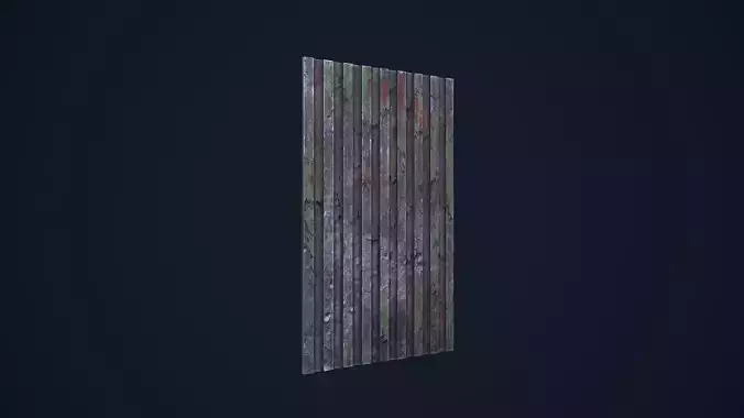 Metal Plate Low-poly 3D model