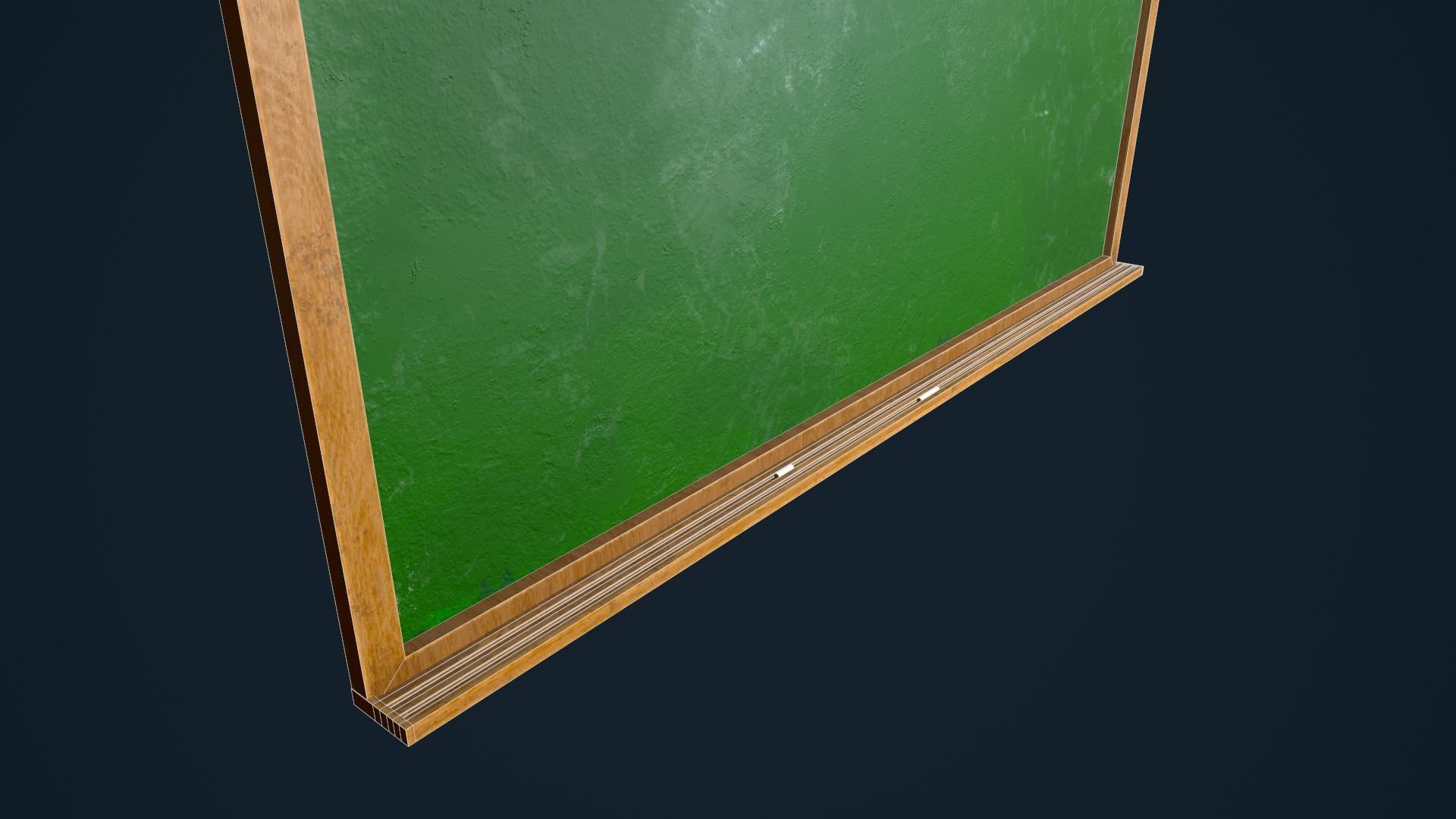 ChalkBoard blackboard Low-poly 3D model_11