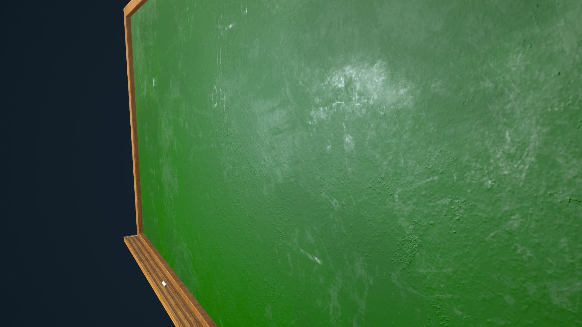 ChalkBoard blackboard Low-poly 3D model_13