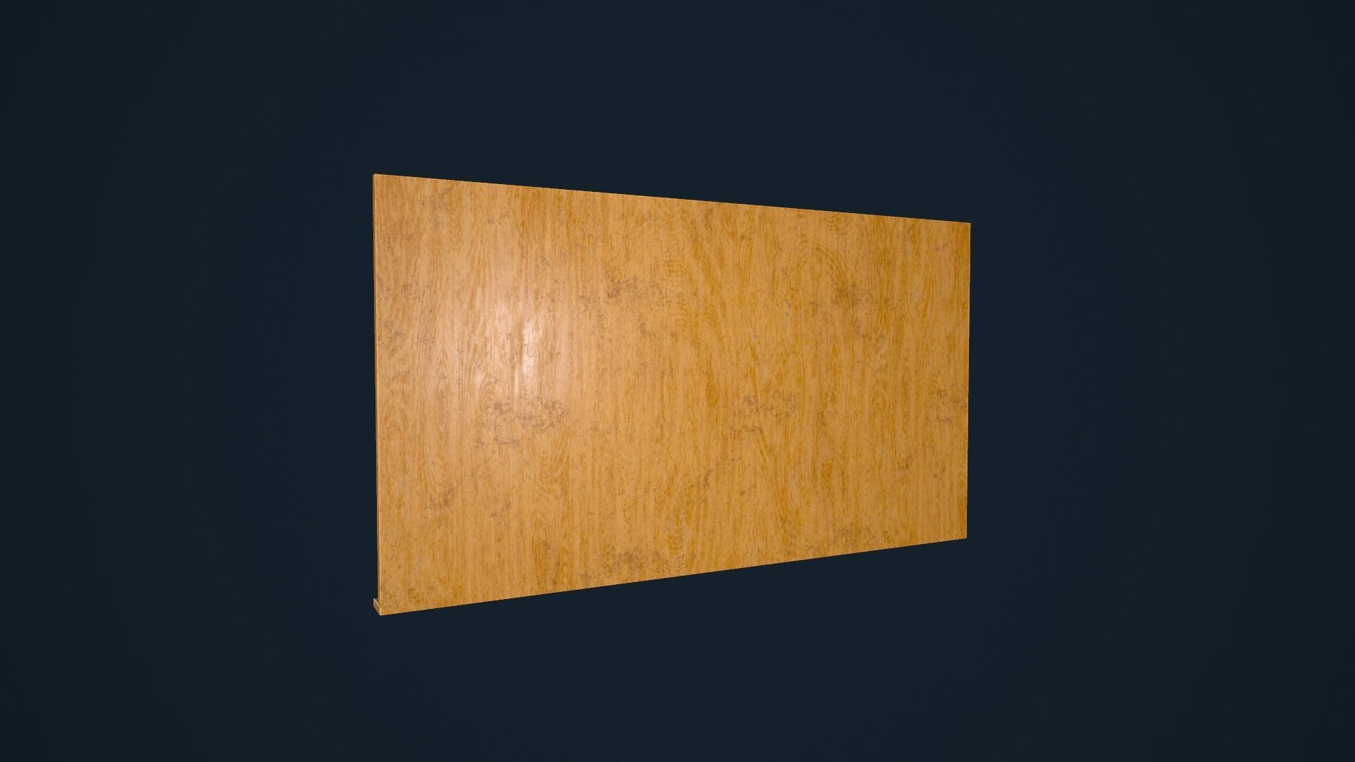 ChalkBoard blackboard Low-poly 3D model_6