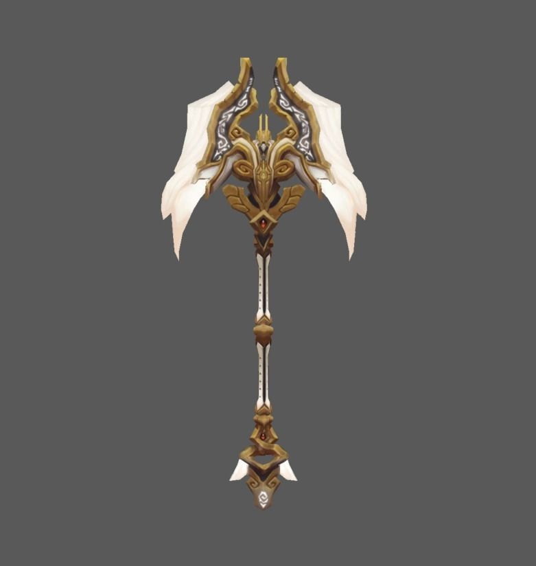 Fantasy MMO RPG Weapons Pack 01 Low-poly 3D model_2