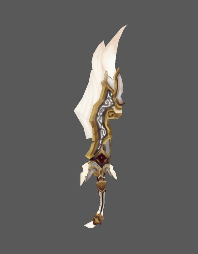 Fantasy MMO RPG Weapons Pack 01 Low-poly 3D model_3