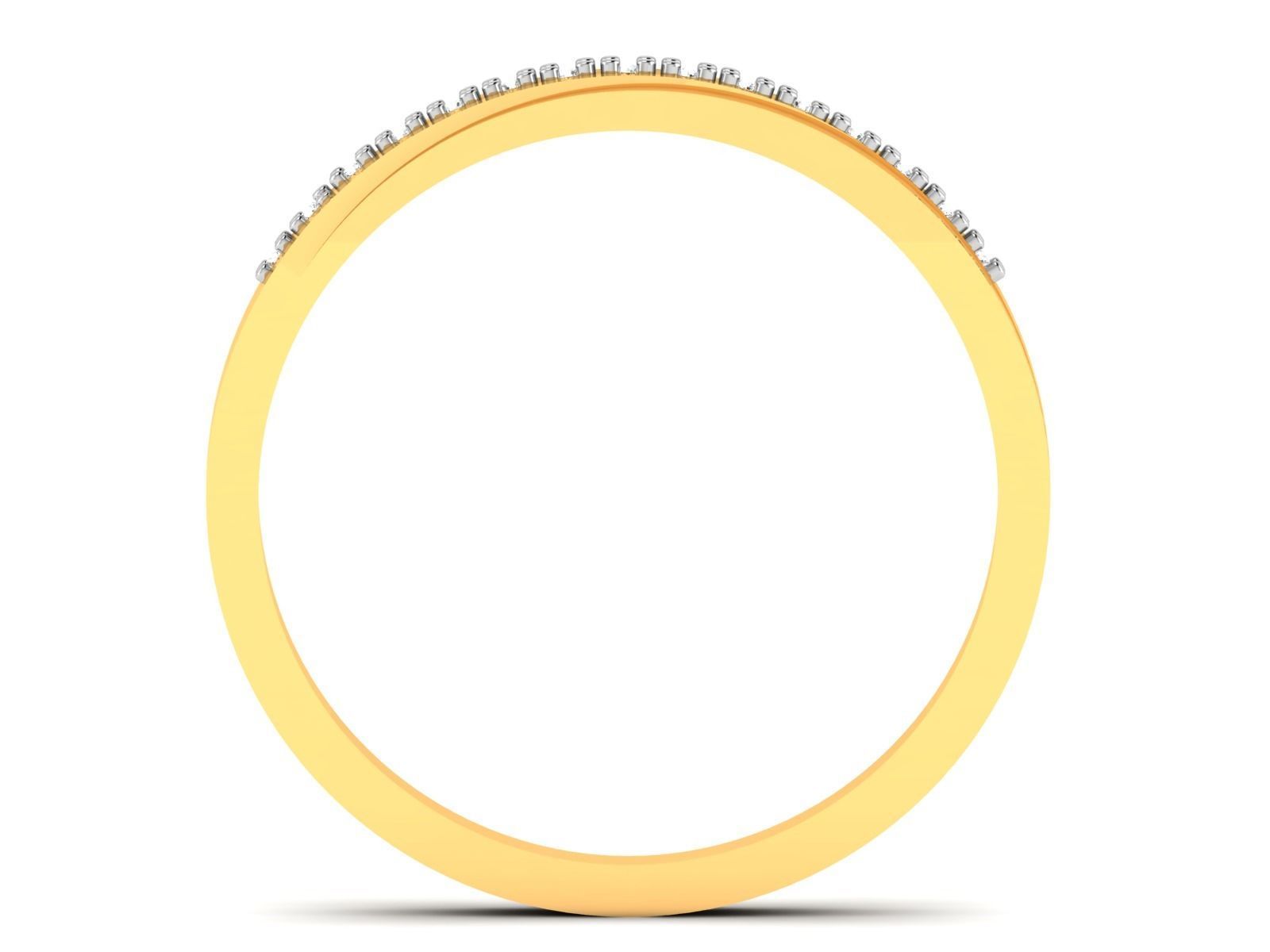 Women Band Ring 3dm render detail 3D print model_3