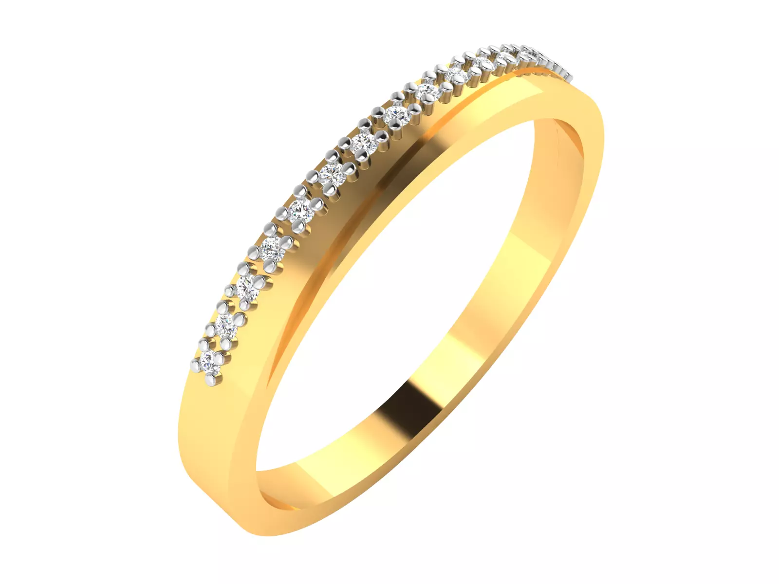 Women Band Ring 3dm render detail 3D print model_0
