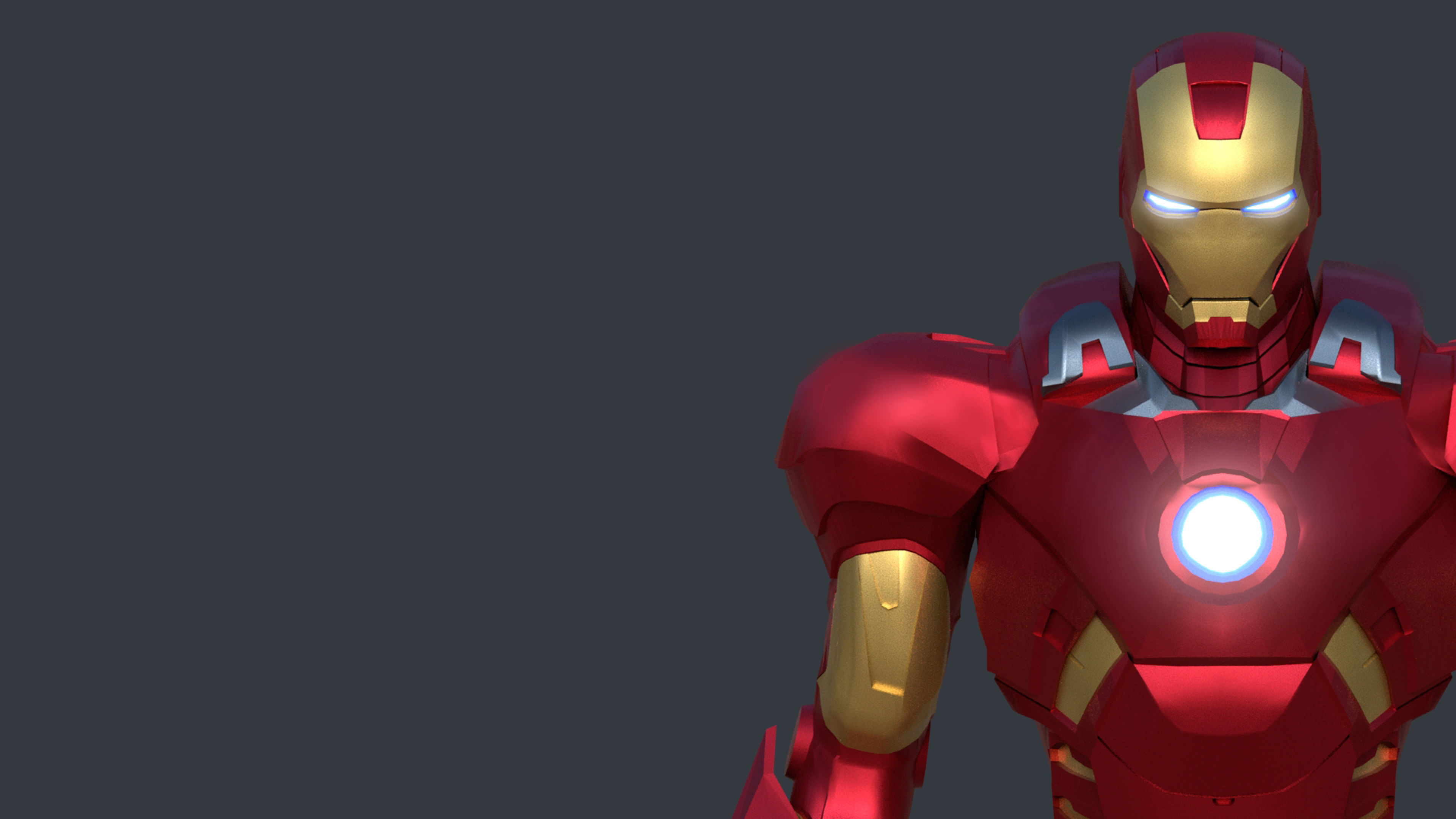 Iron man Free 3D model_3