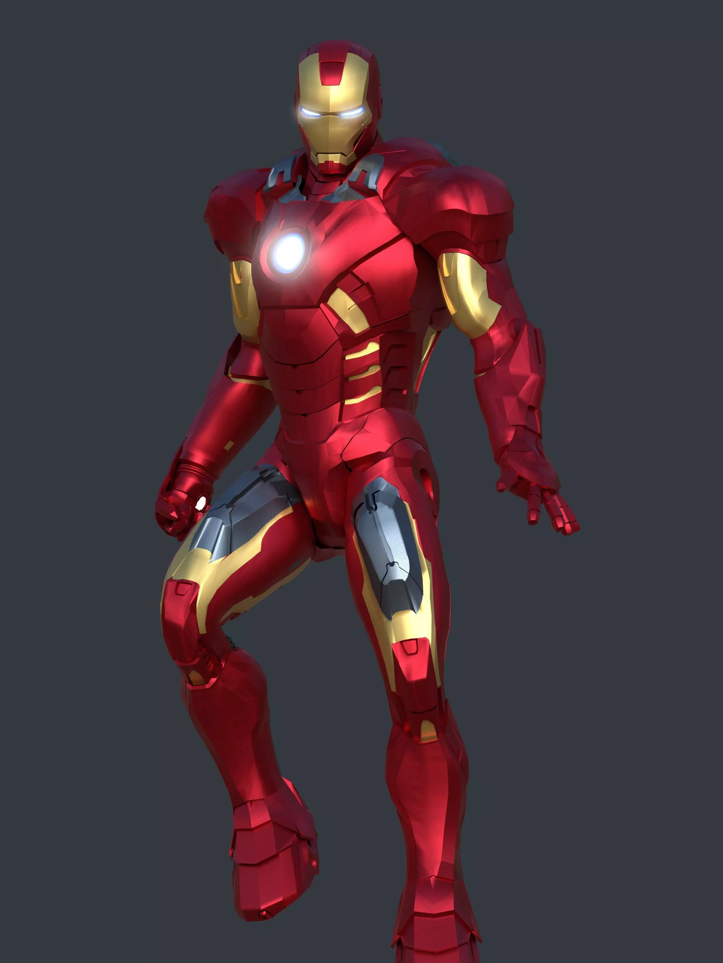 Iron man Free 3D model_0