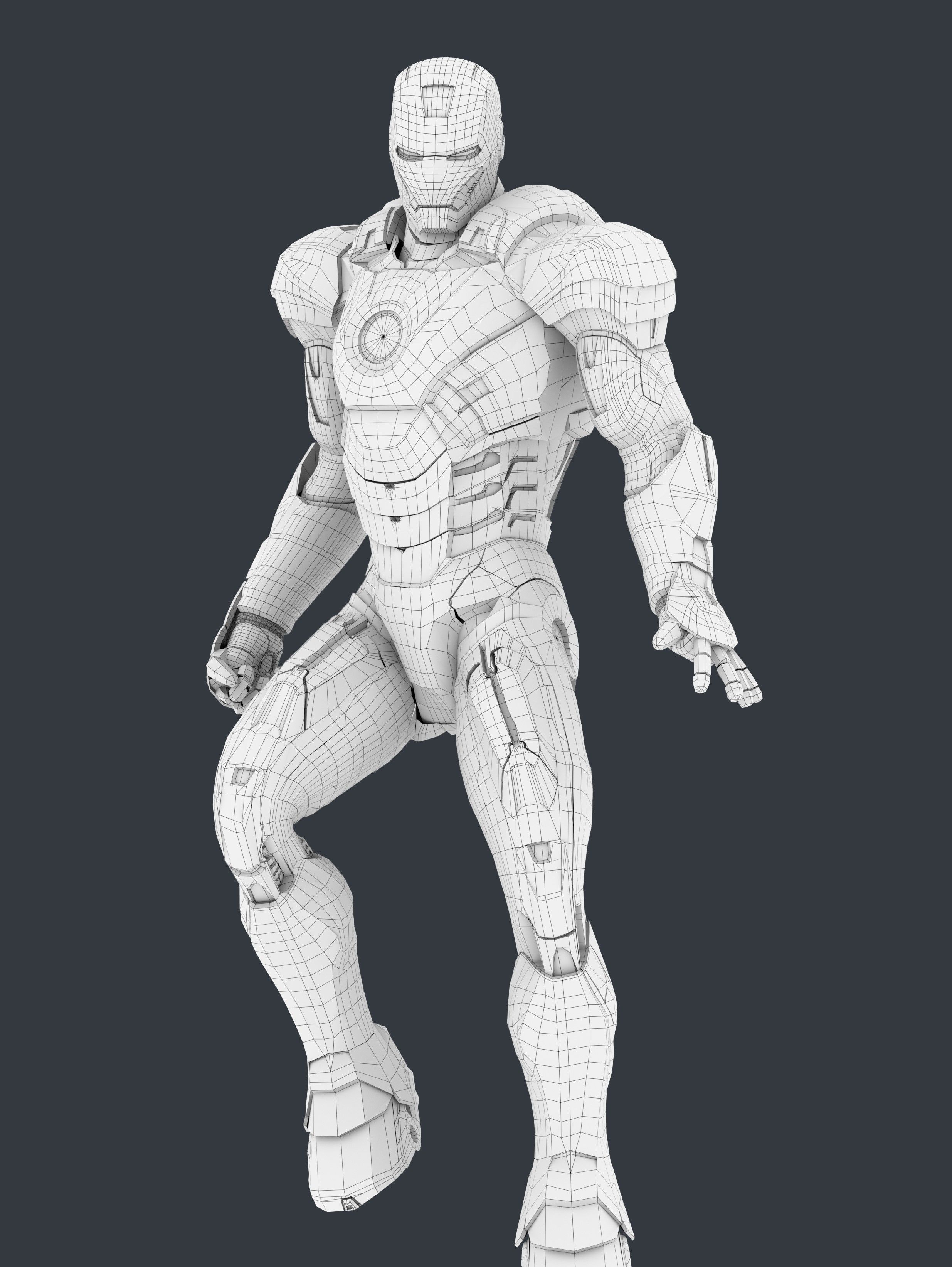 Iron man Free 3D model_2