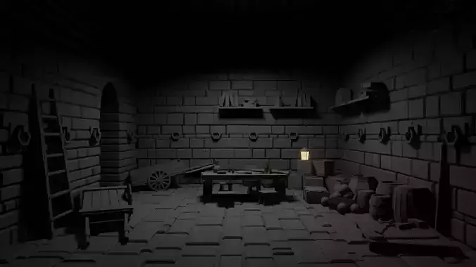 Low Poly Dungeons Pirates Assets