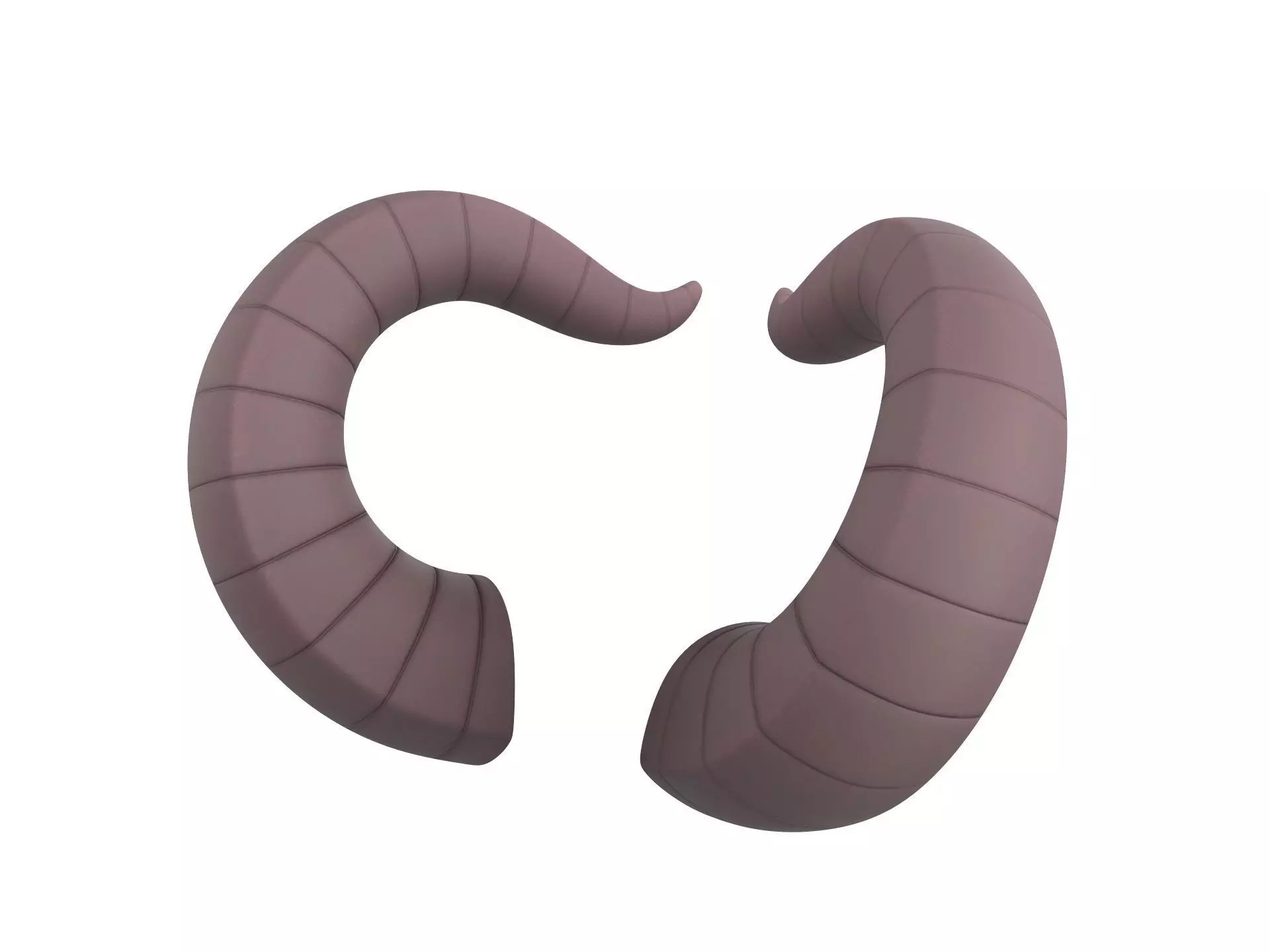 Demon Horn 3D model_0