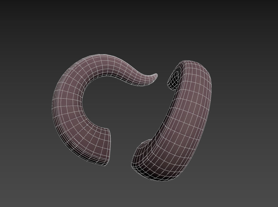Demon Horn 3D model_16