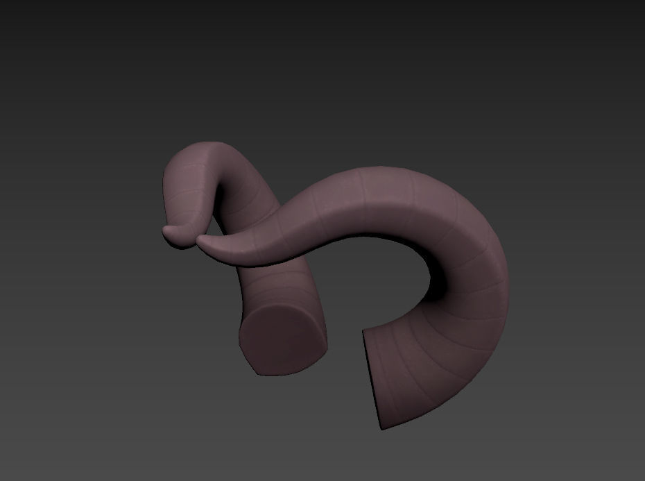 Demon Horn 3D model_17