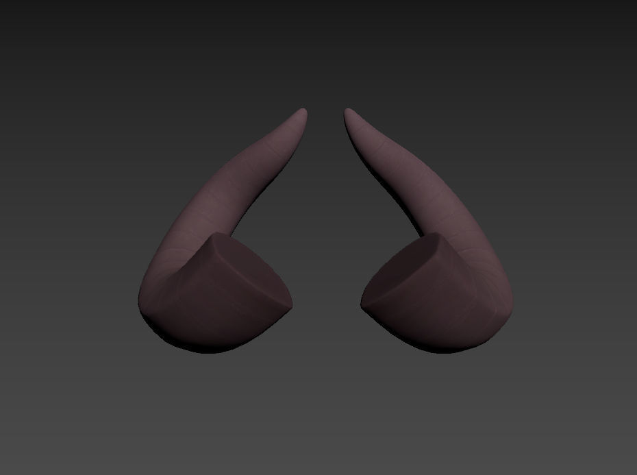 Demon Horn 3D model_18