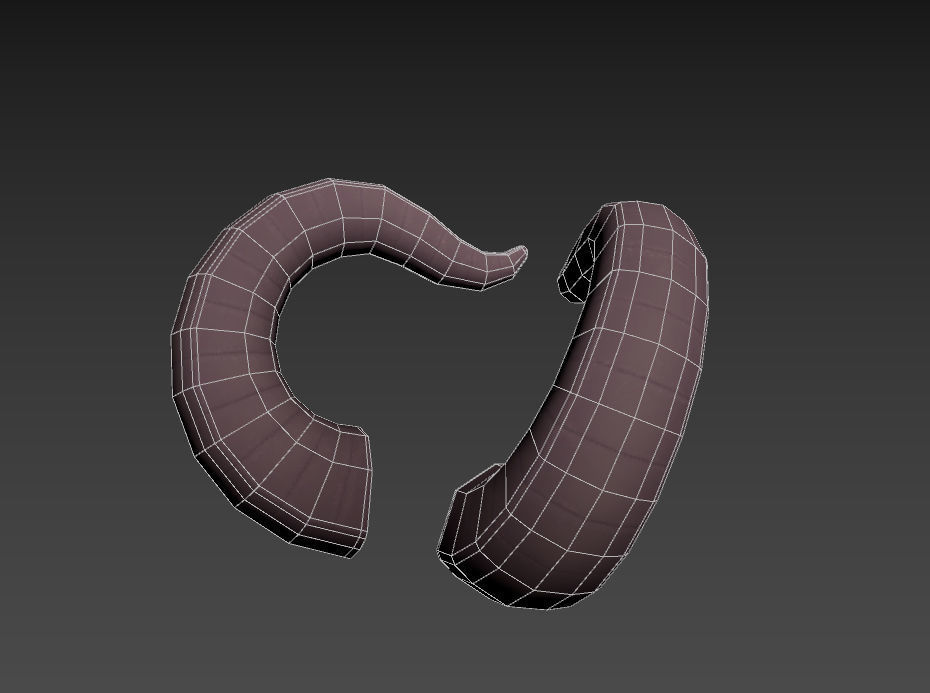 Demon Horn 3D model_15