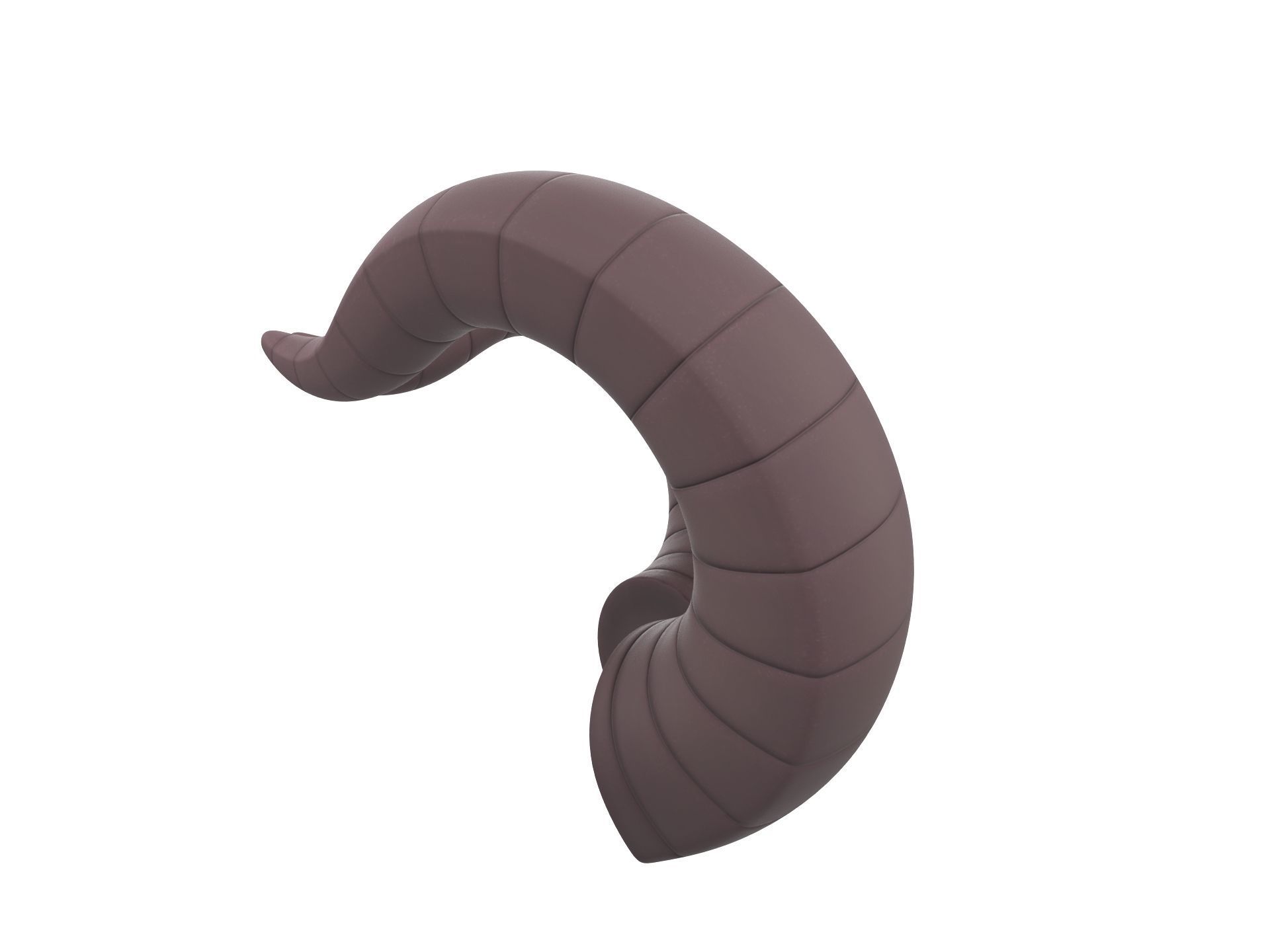 Demon Horn 3D model_2