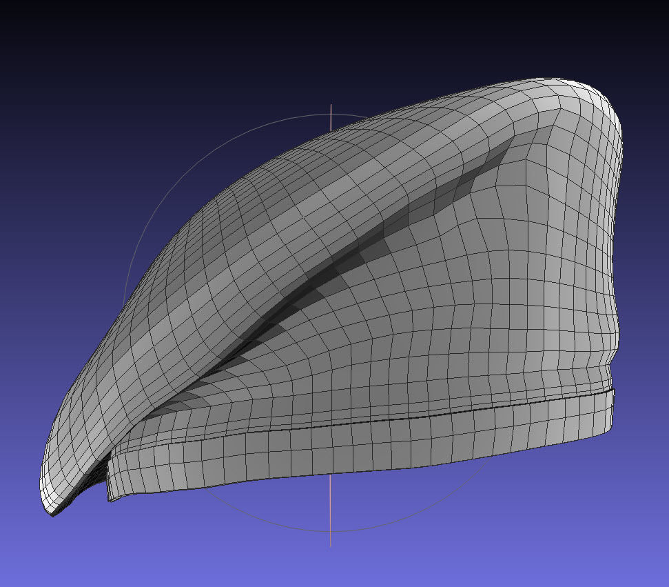 Beret Package 3D model_5