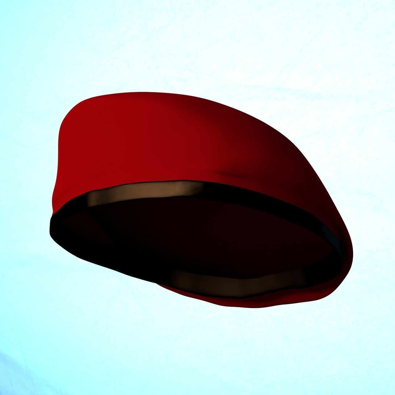 Beret Package 3D model_3