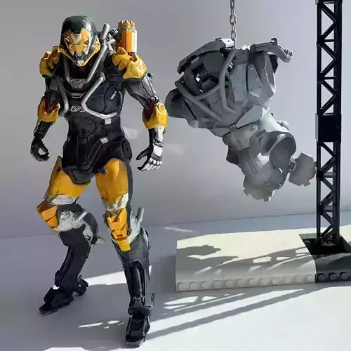 Anthem Ranger Javelin and Colossus Torso 3D print model