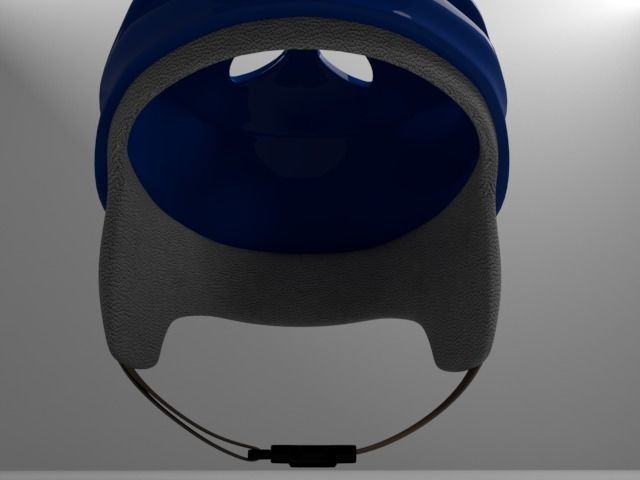 Helmet hockey 3D model_4