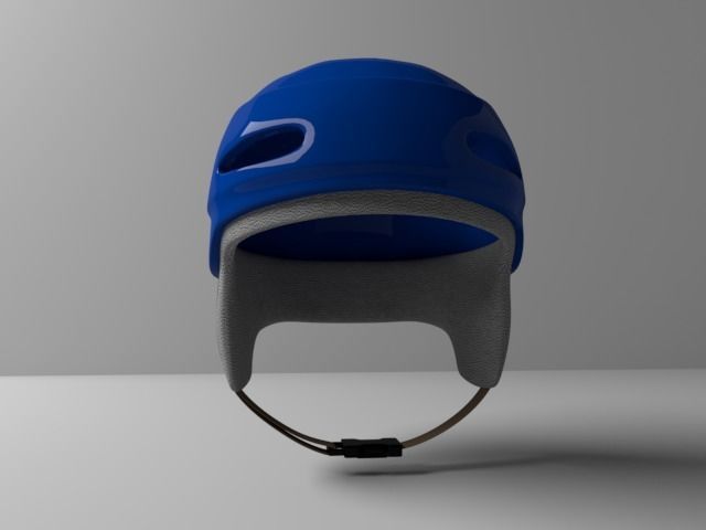 Helmet hockey 3D model_1