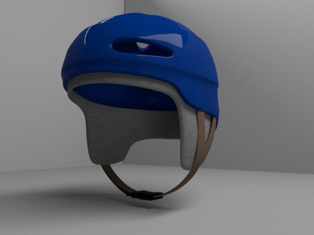 Helmet hockey 3D model_3