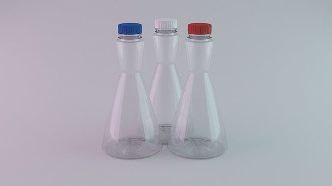 Plastic Bottle 3D Model 3D model