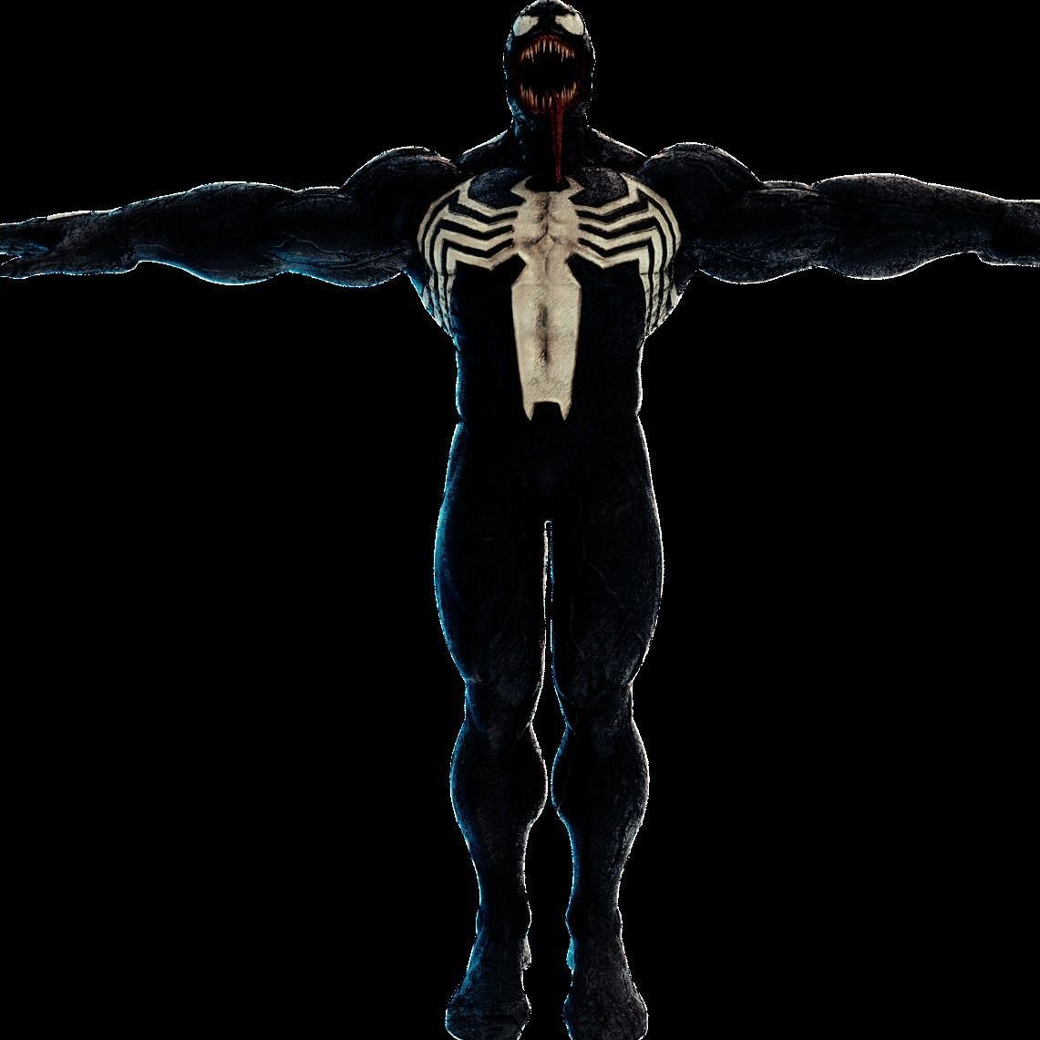 venom marvel  Low-poly 3D model_6