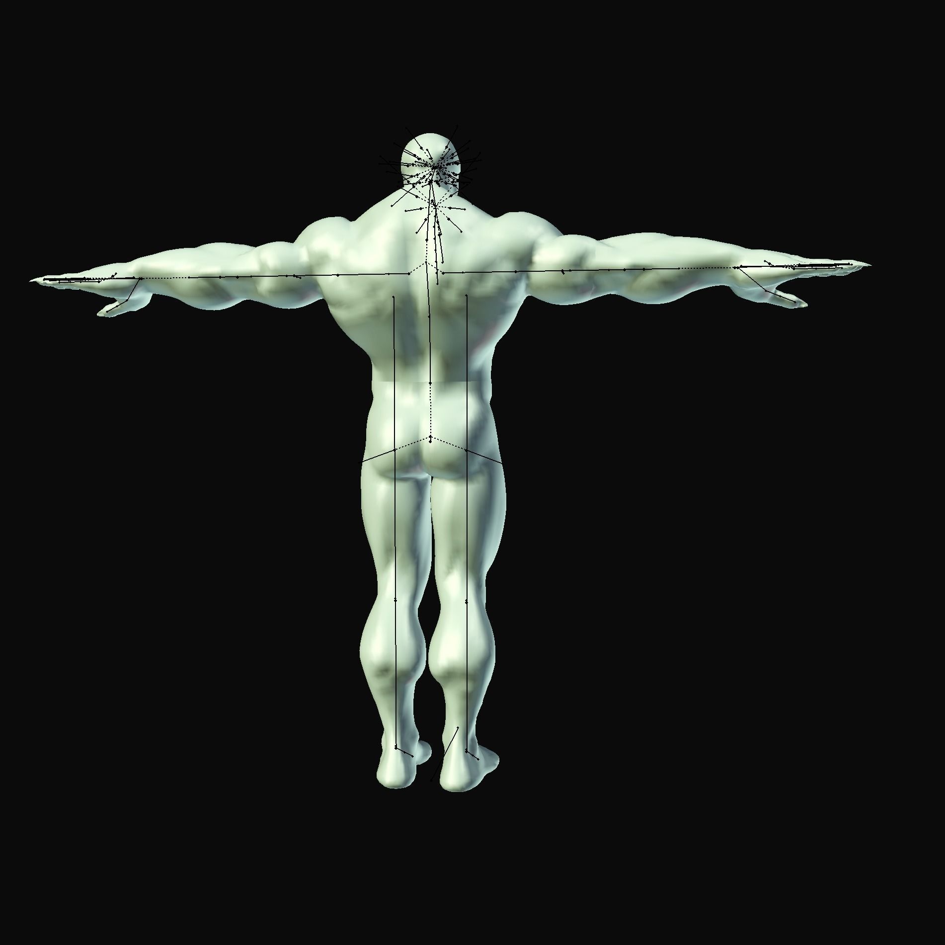 venom marvel  Low-poly 3D model_8