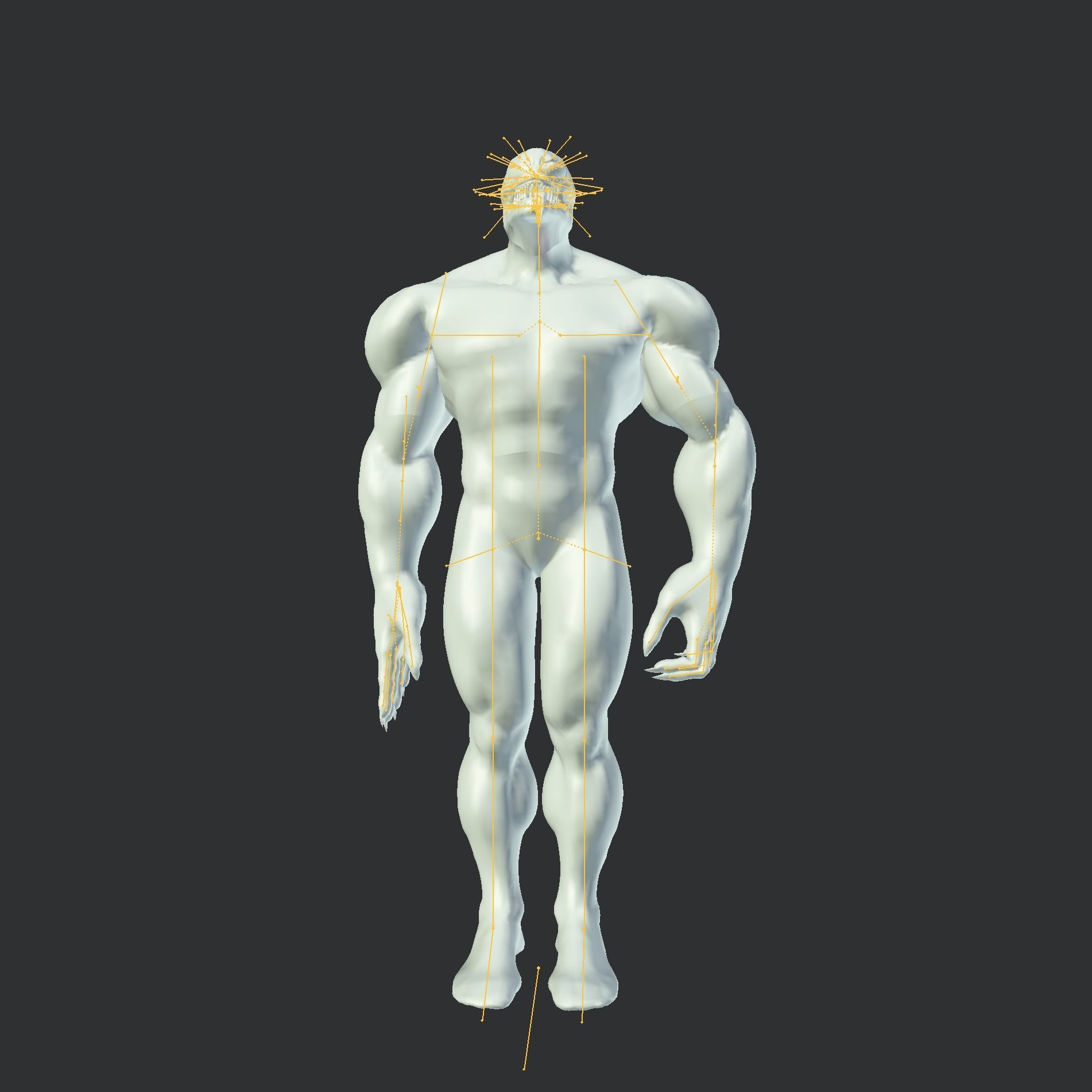 venom marvel  Low-poly 3D model_5