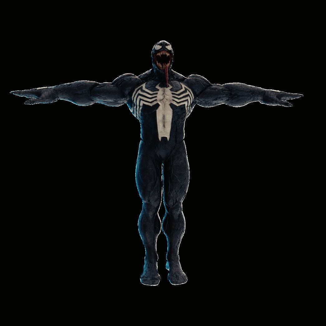 venom marvel  Low-poly 3D model_2