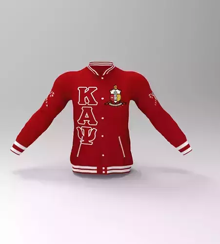 Kappa Alpha Psi Baseball jacket Rigged Unity Unreal
