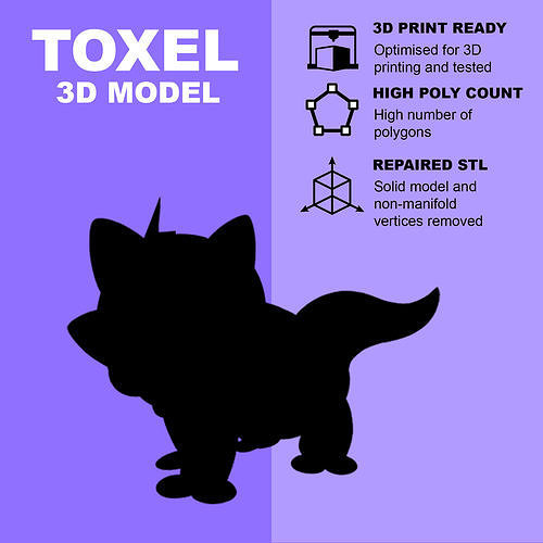 Pokemon - Toxel 3D print model