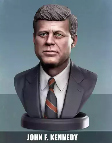 John Fitzgerald Kennedy 3D print model