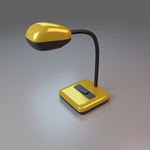 Retro USSR lamp 3D model