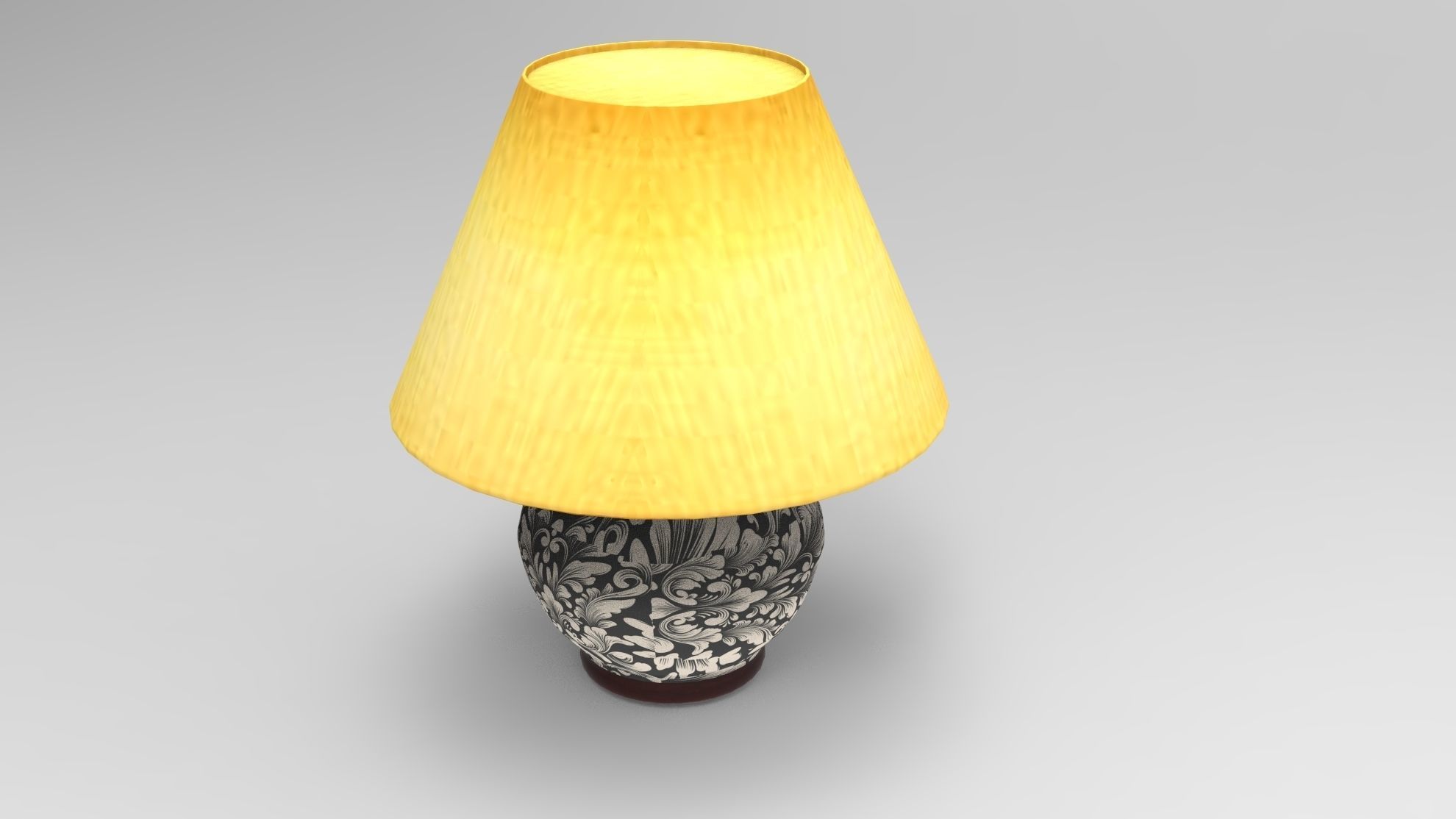 Table lamp 3D model_1
