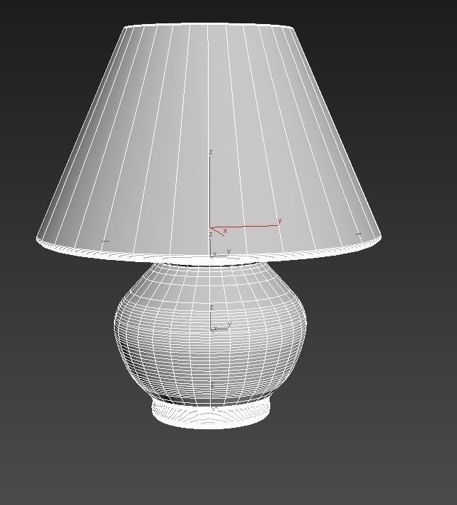 Table lamp 3D model_2
