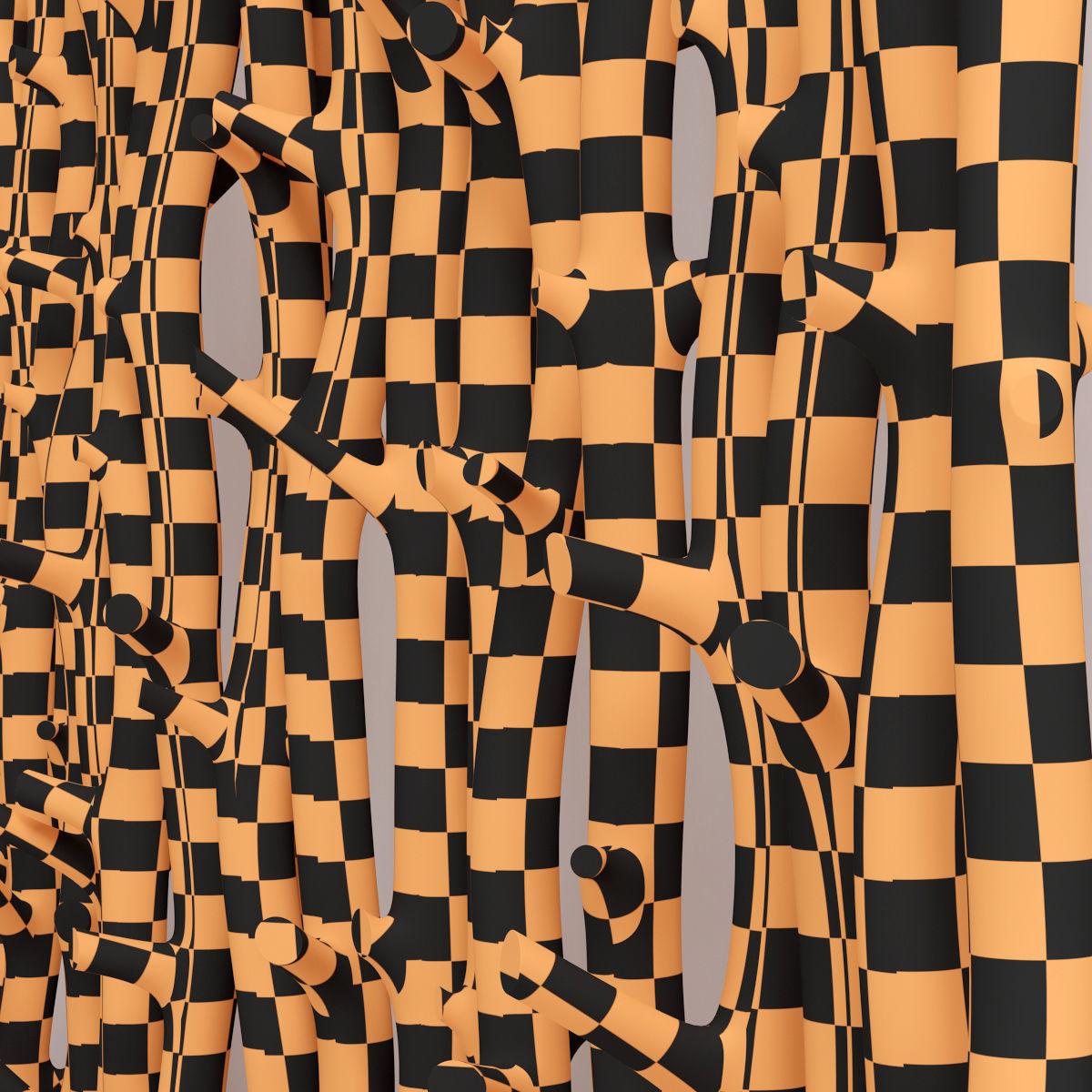 Planter thick sang branch crooked 3D model_16