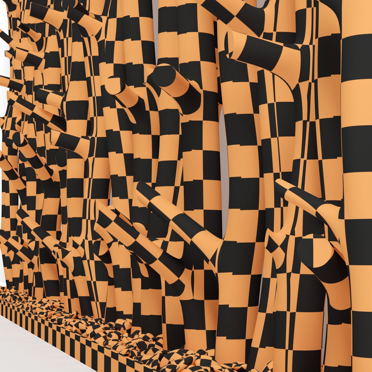 Planter thick sang branch crooked 3D model_21