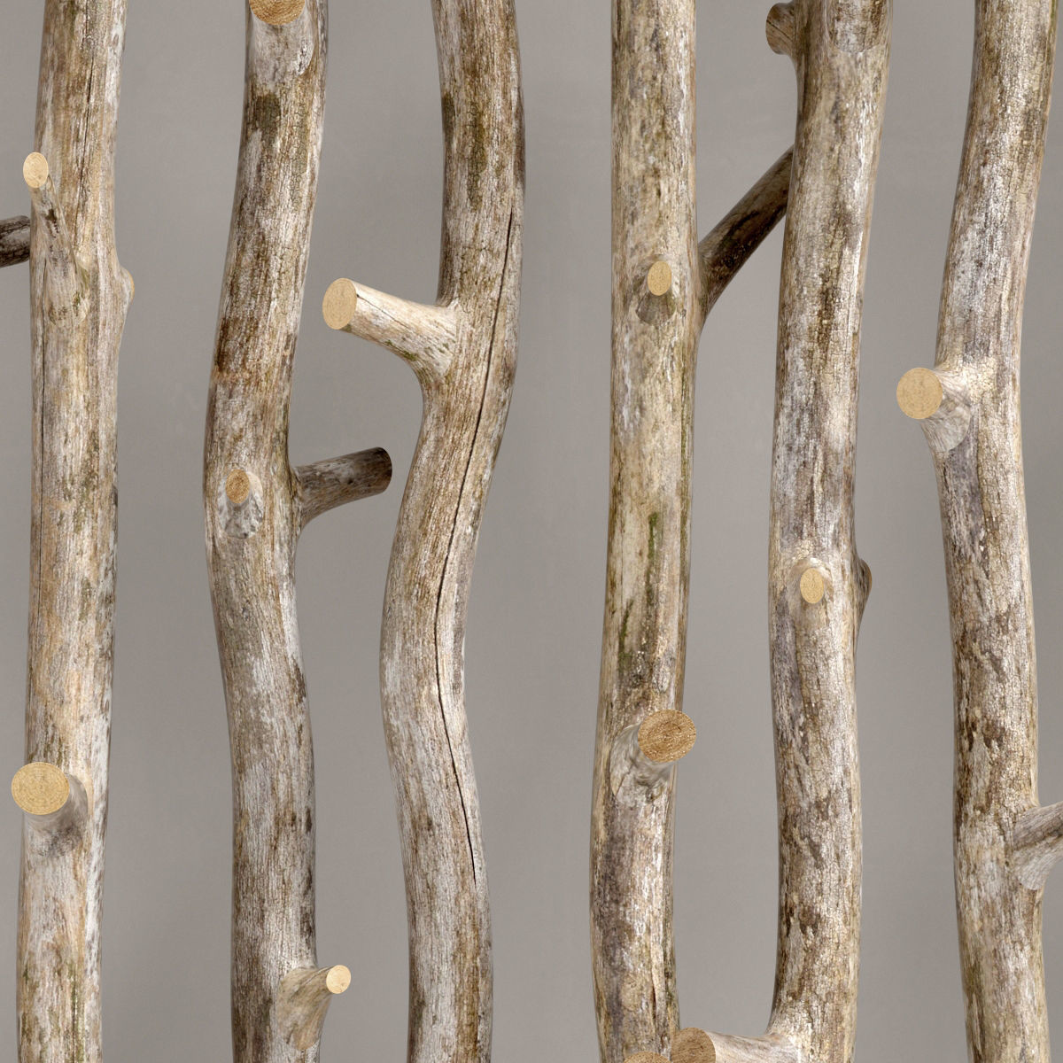 Planter thick sang branch crooked 3D model_1