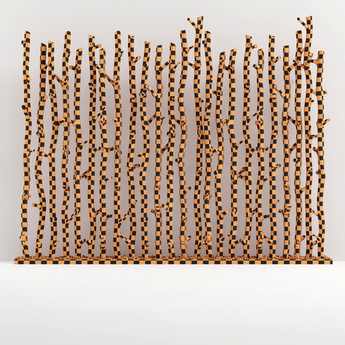 Planter thick sang branch crooked 3D model_19