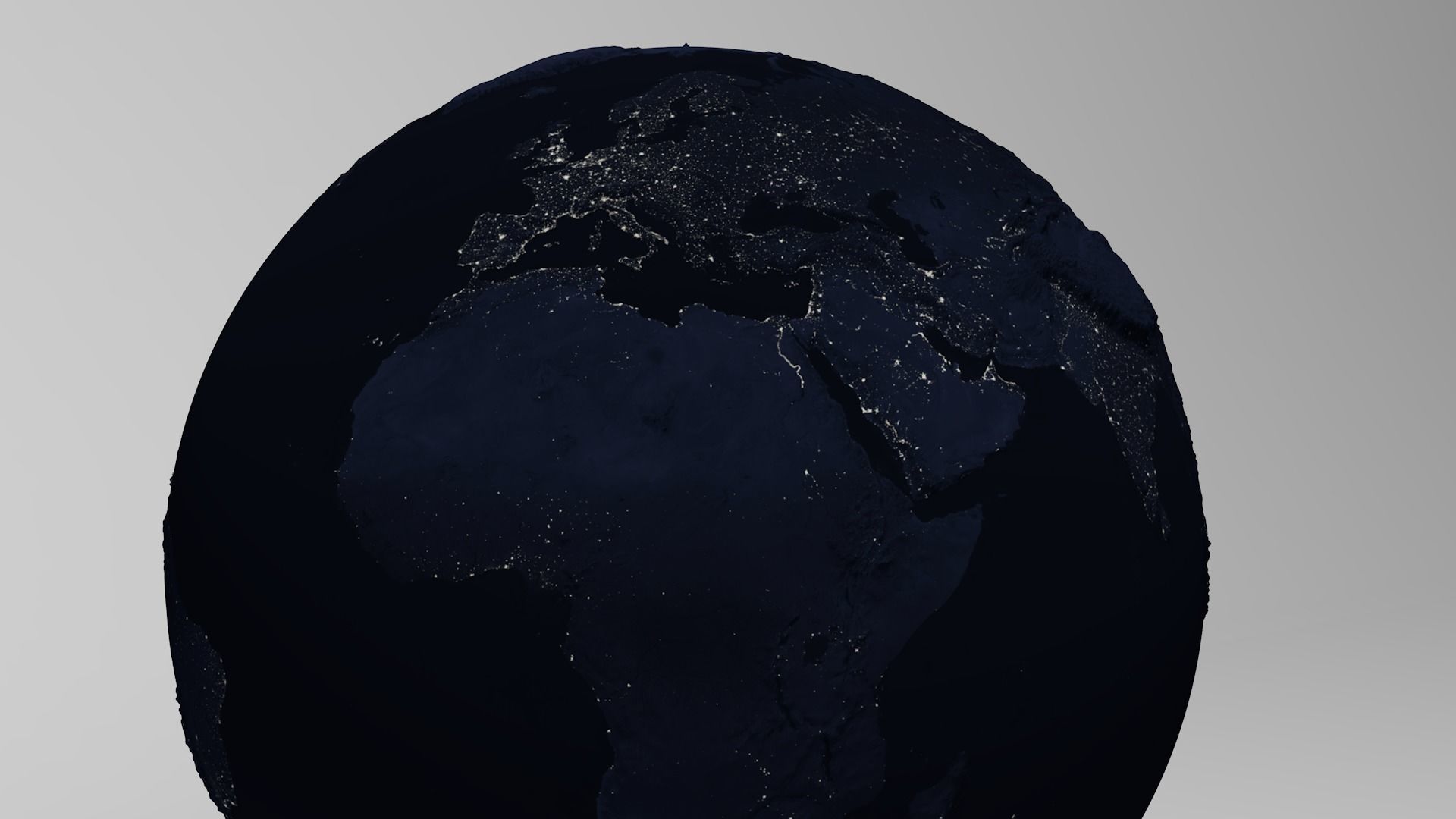 Planet Earth - Realistic 3D World Globe - Animated 3D model_10