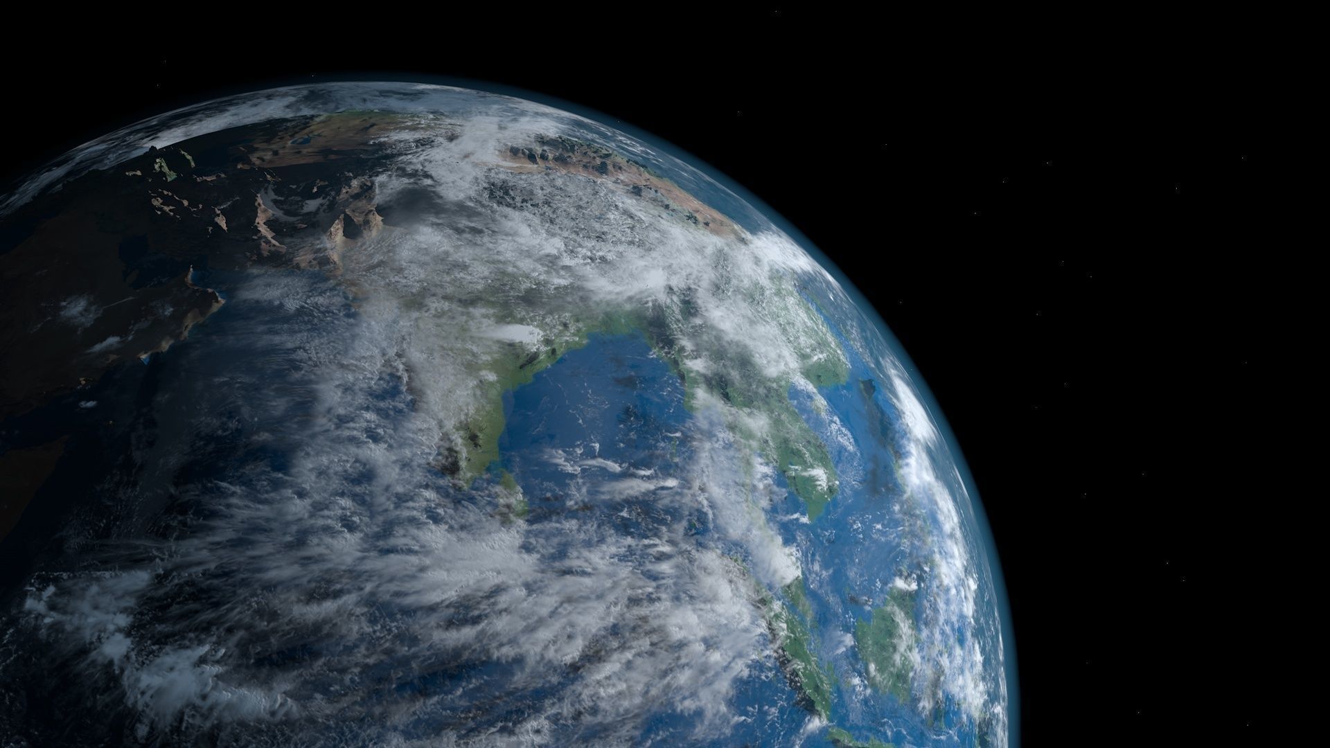 Planet Earth - Realistic 3D World Globe - Animated 3D model_1