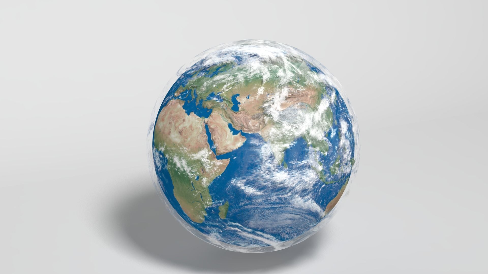Planet Earth - Realistic 3D World Globe - Animated 3D model_9